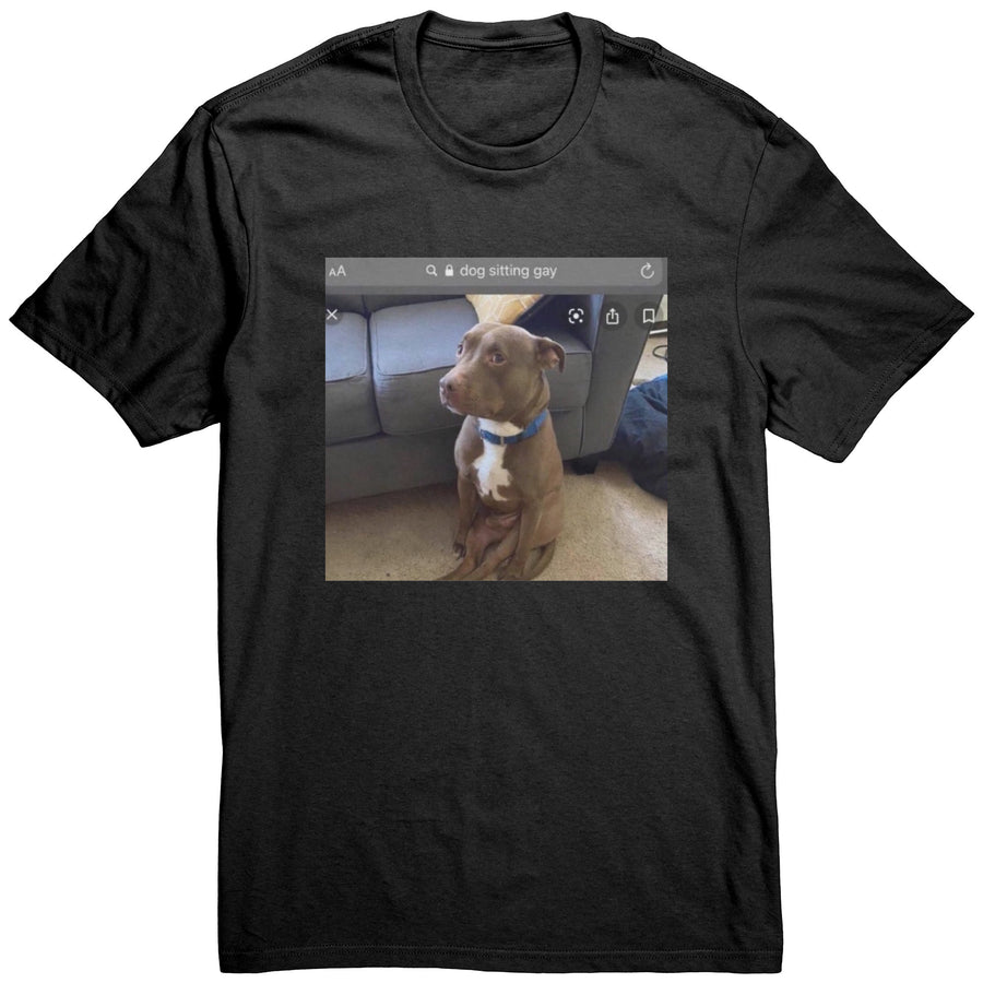 Dog Sitting Gay Shirt